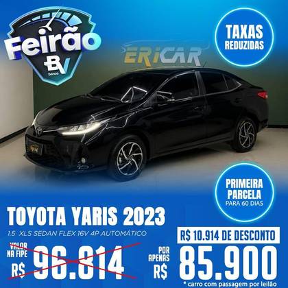 TOYOTA YARIS 1.5 16V FLEX SEDAN XLS CONNECT MULTIDRIVE